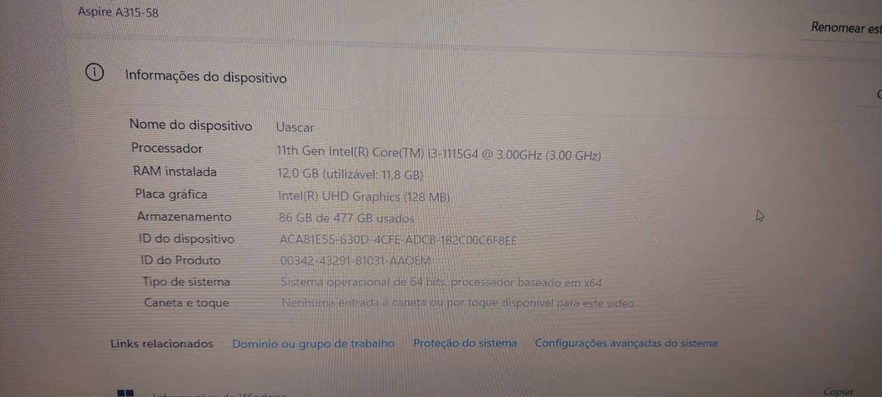 Notebook Acer  - Foto 5