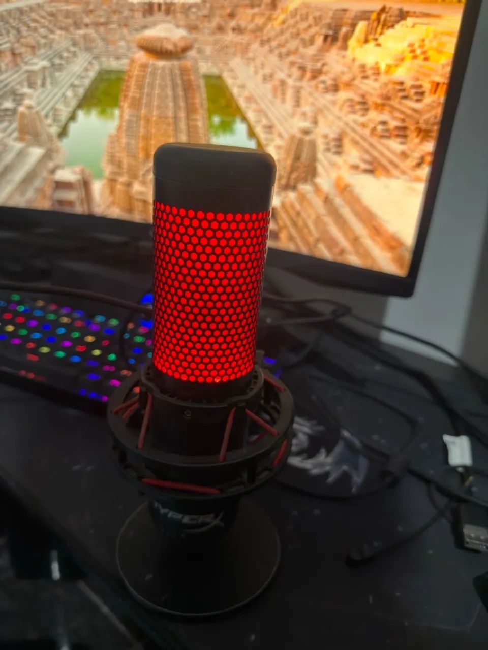 Microfone Hyper X quadcast 