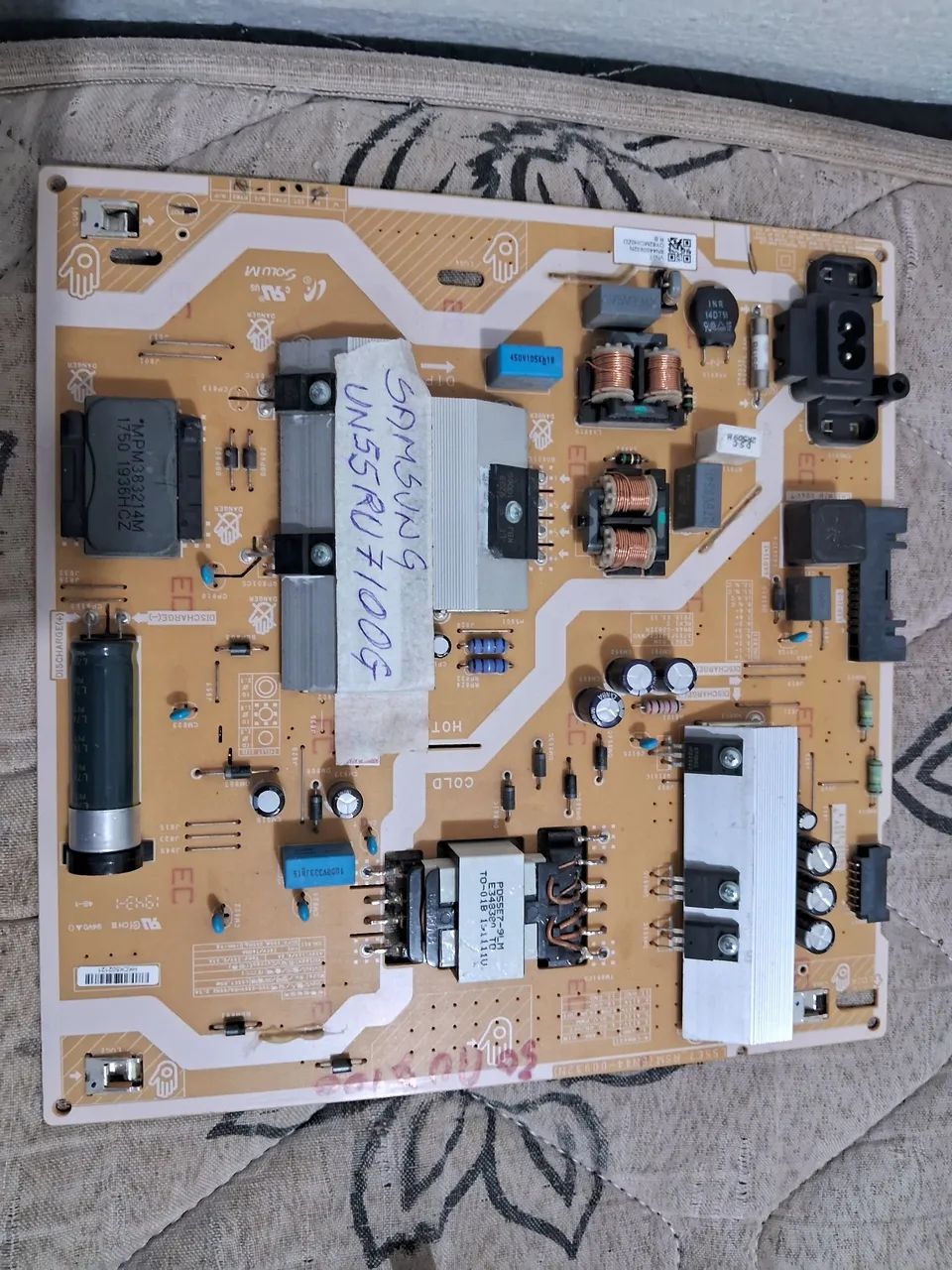Placa fonte tv samsung 