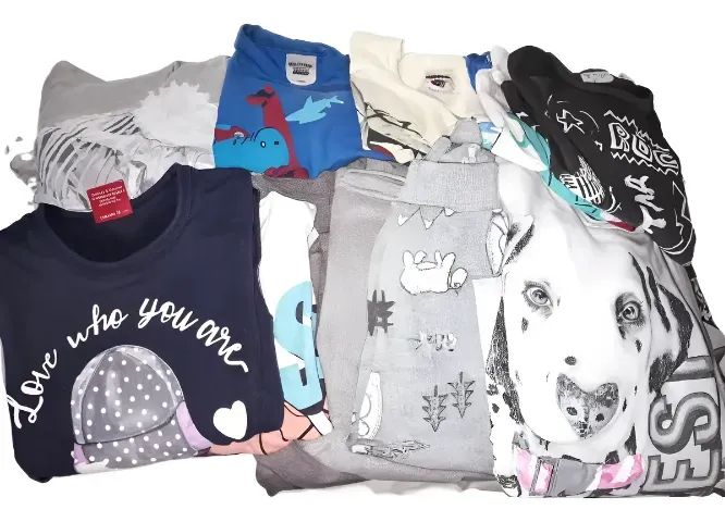 Lote com 11 peças de roupas infantis