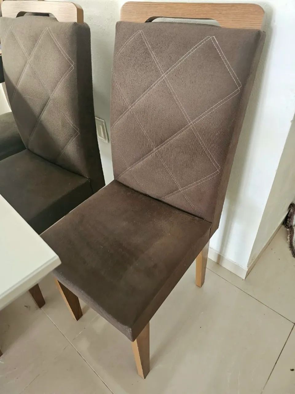 Mesa com cadeiras, cozinha, sala . vidro. Almofada  - Foto 2