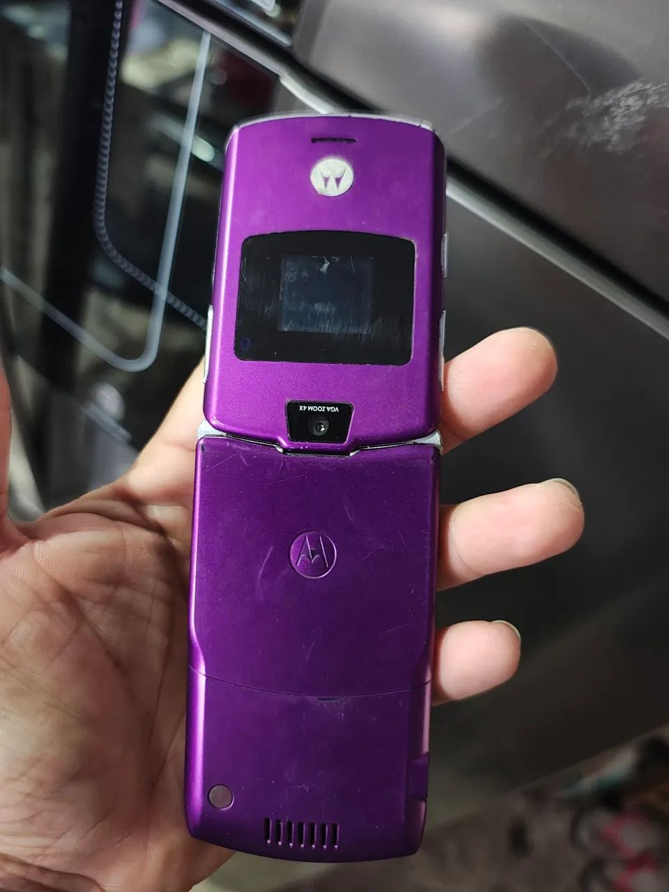 Motorola Razr V3 - Roxo Sem Bateria - Foto 2