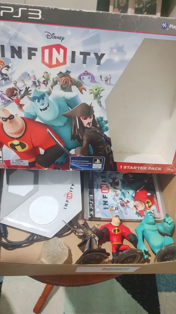 Kit Disney Infinity Starter Pack 1.0 Ps3 Completo