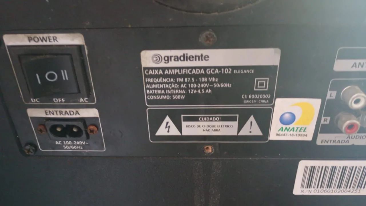Caixa de som Gradiente c/ defeito  - Foto 2
