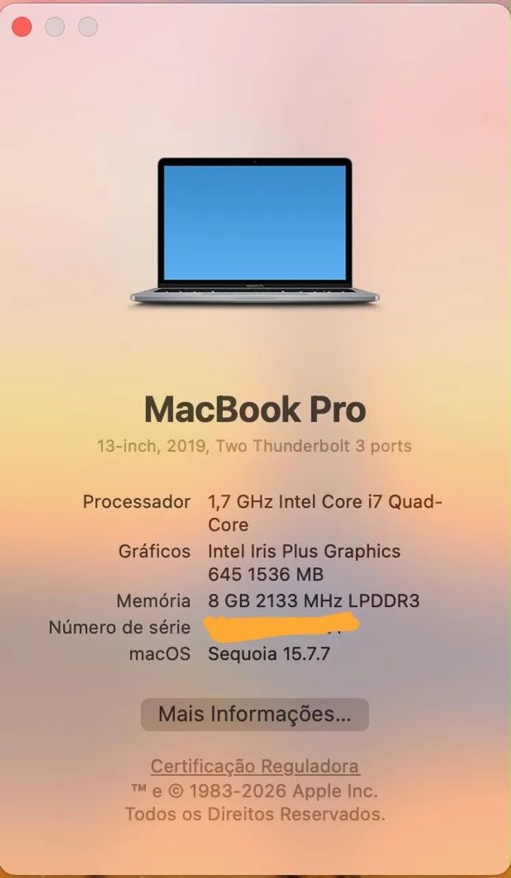MacBook Pro 2019 Touch Bar  - Foto 2