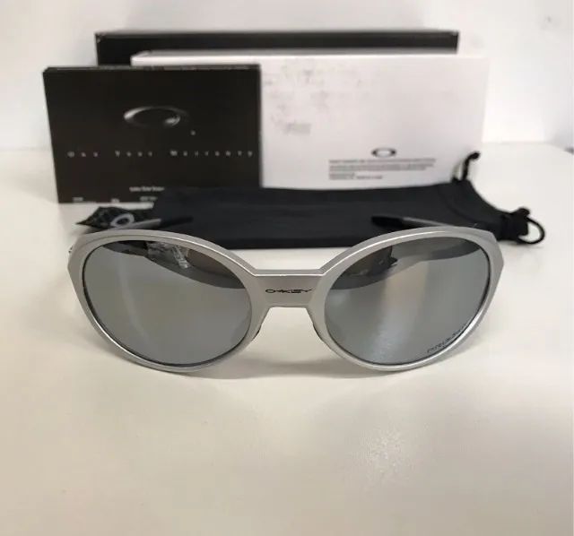 óculos de sol oakley eye jacket silver shark - Foto 3