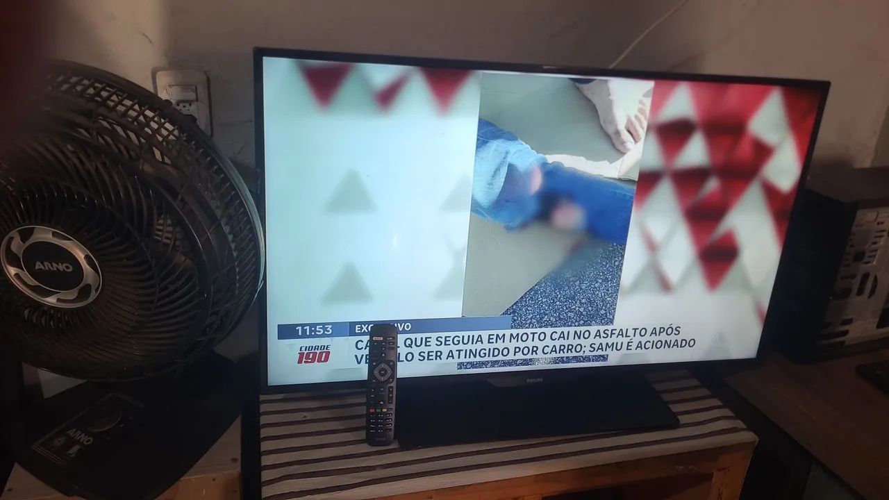 TV   filiais 43 polegadas pega Internet pelo cabo - Foto 3
