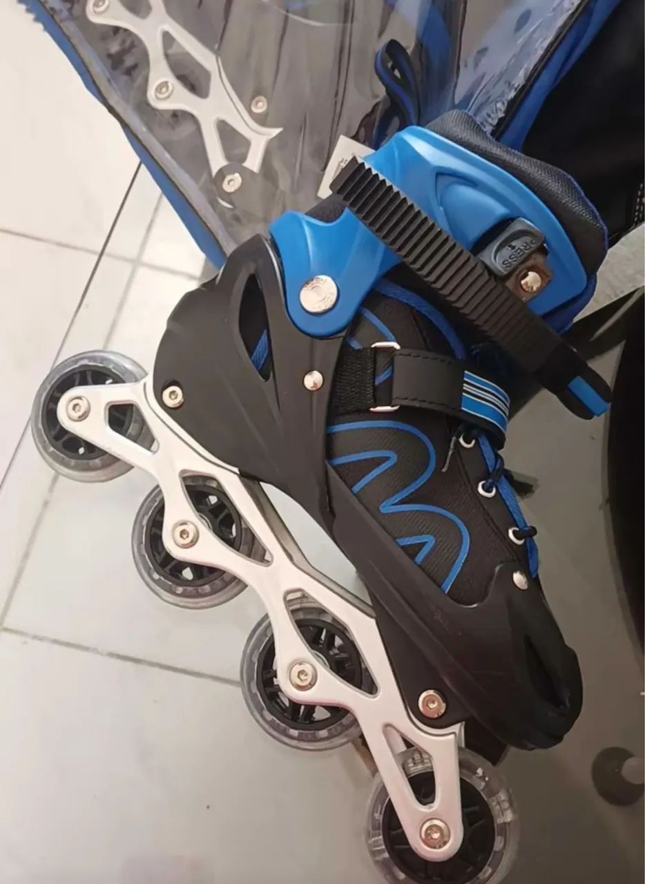 Patins Roller In Line Ajustável 28-32 / 32-36 / 36-40