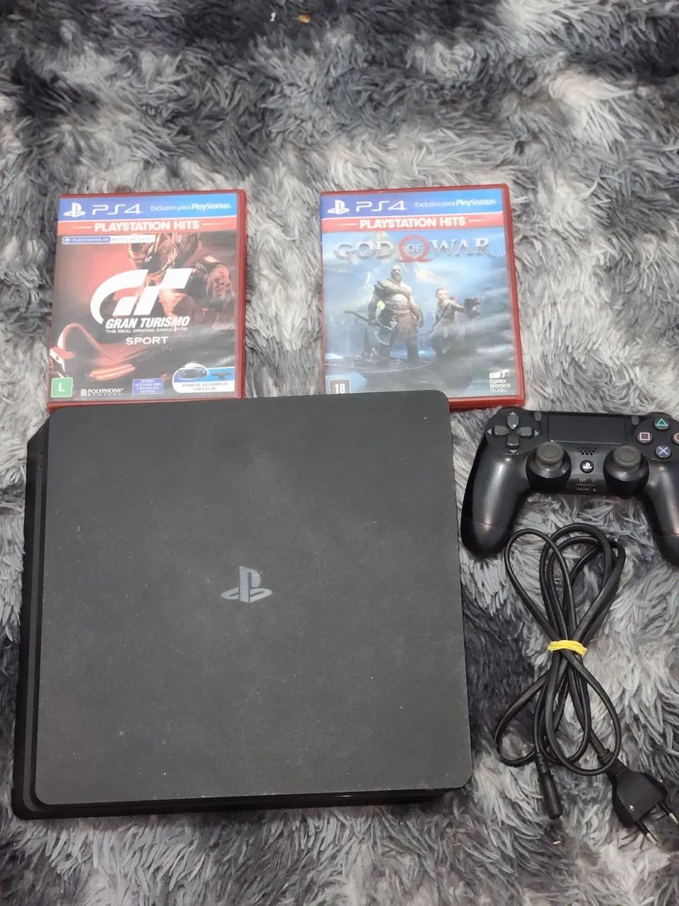 PS4 SLIM COM JOGOS