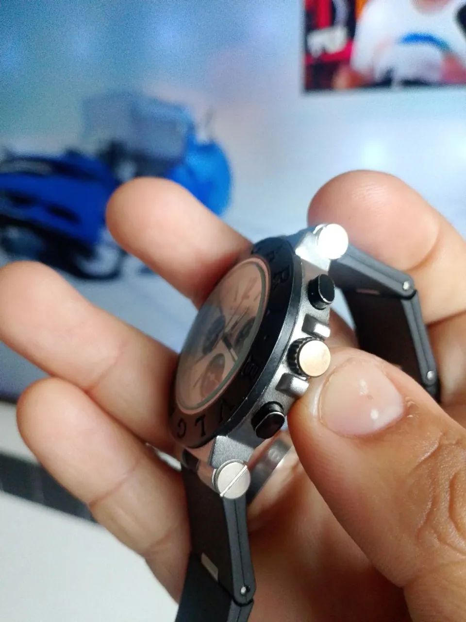 Relógio Bvgari masculino com defeito  - Foto 5