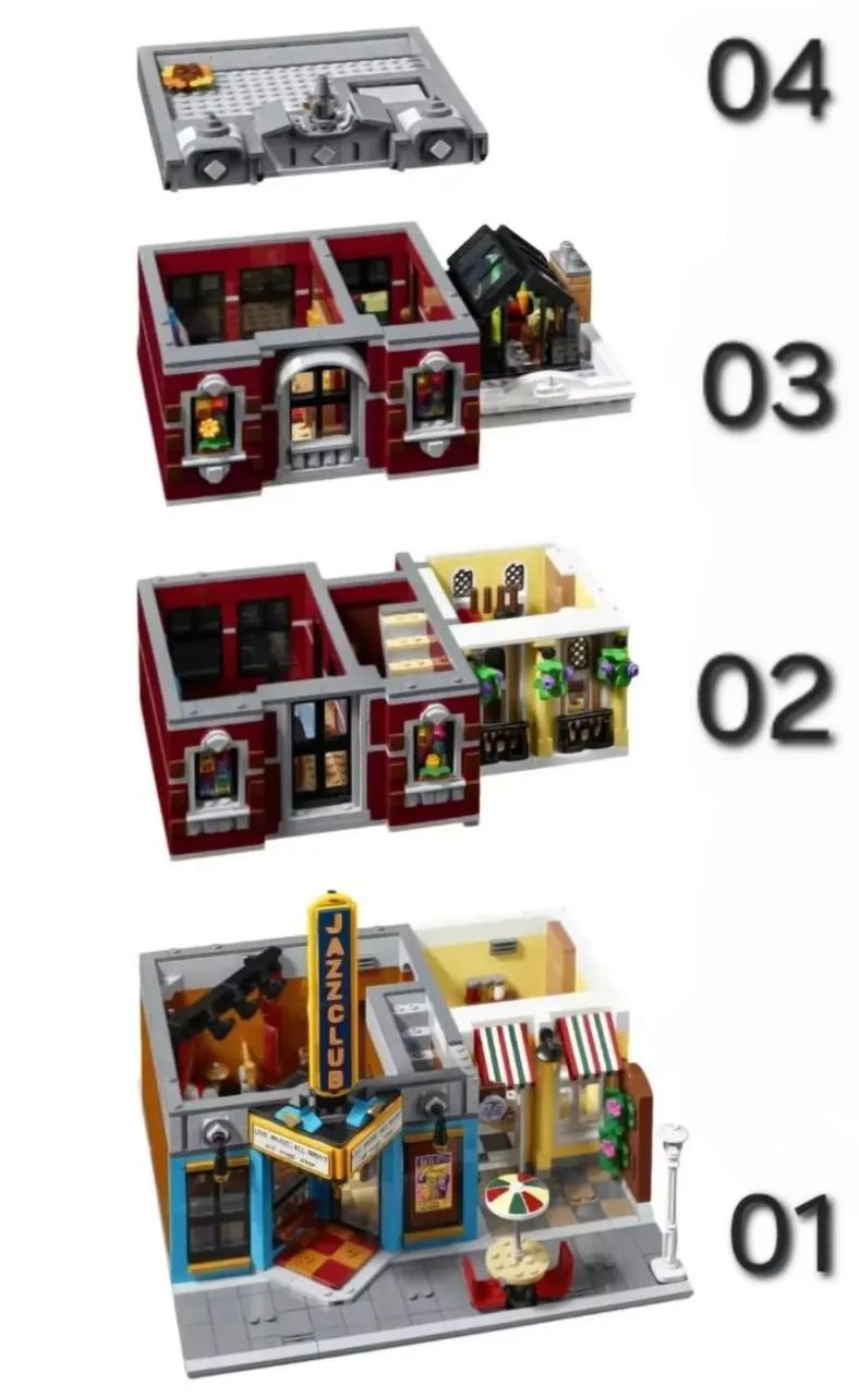 BLOCOS DE MONTAR MODULAR JAZZ CLUBE 2899 PEÇAS MODELO 10312 MARCA MEGA TIPO LEGO  - Foto 3