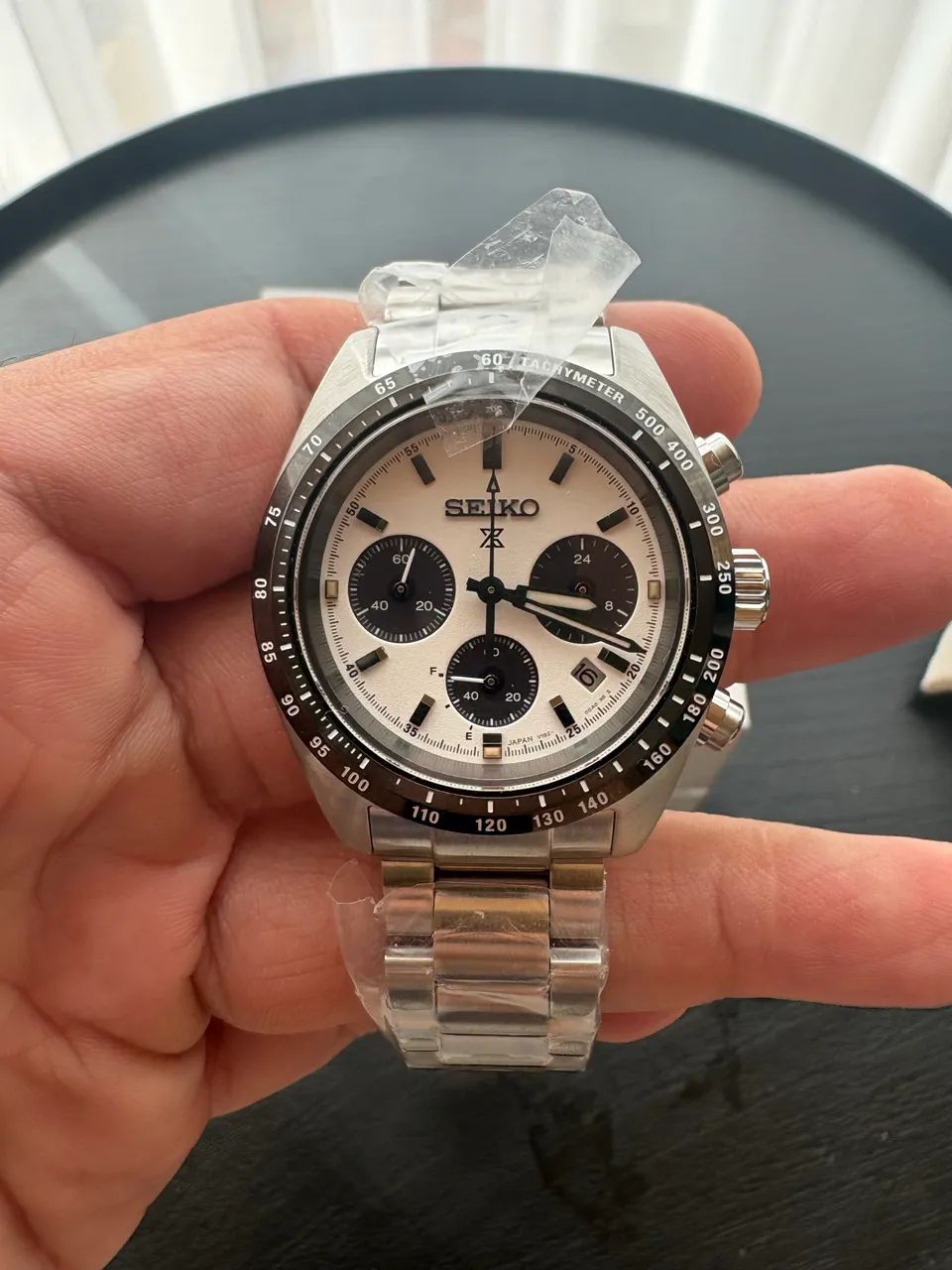 Seiko Prospex Speedtimer SSC961 Panda Solar Full Set - Acessórios