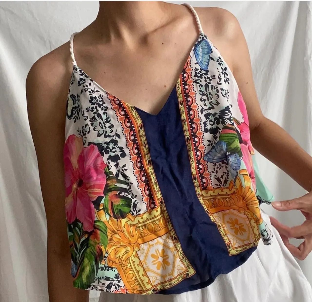 Blusa estampada feminina farm
