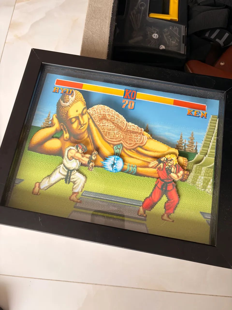 2 quadros decorativos de games 