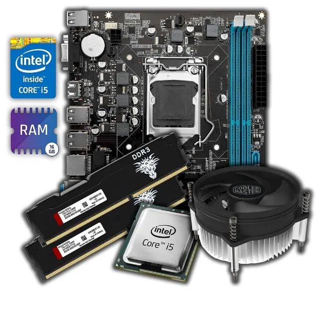 Kit i5 | 16gb de Ram | Funcionando com Garantia | Vai na Caixa. 