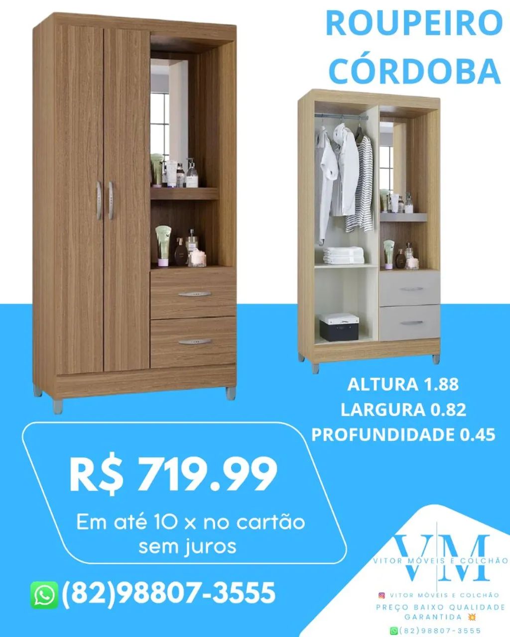 PROMOÇÃO DE GUARDA ROUPA SOLTEIRO  - Foto 4