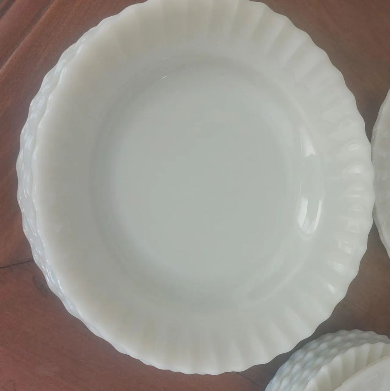 Jogo de pratos 6 fundos e 2 rasos, 6 pratos para bolo, bandeja - Foto 4
