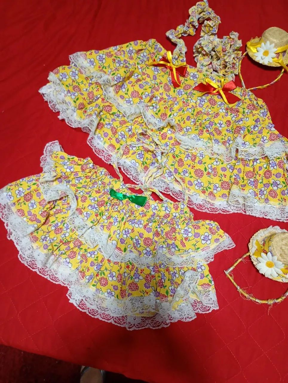 Saia de caipira mãe e filha - Foto 2