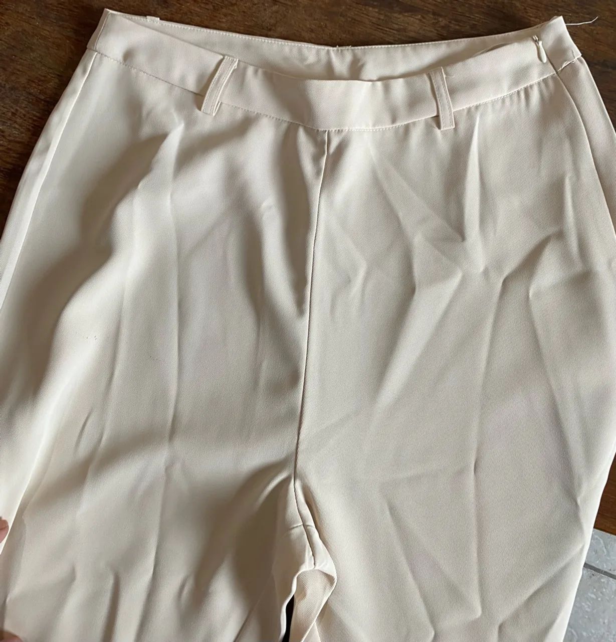 Calça creme G alfaiataria  - Foto 5