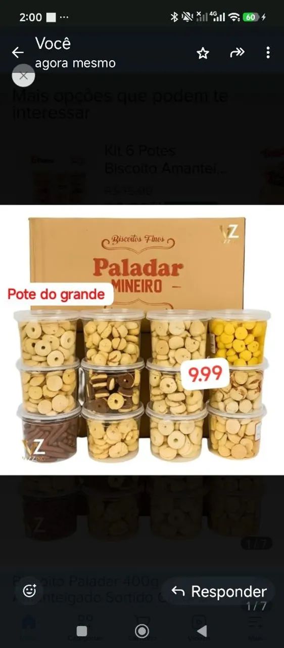 Biscoito pote do grande derrete na boca 