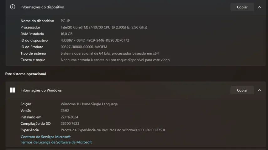 PC Gamer i7 10ª + 16GB RAM + 512GB com Wi-Fi e Bluetooth - Foto 4