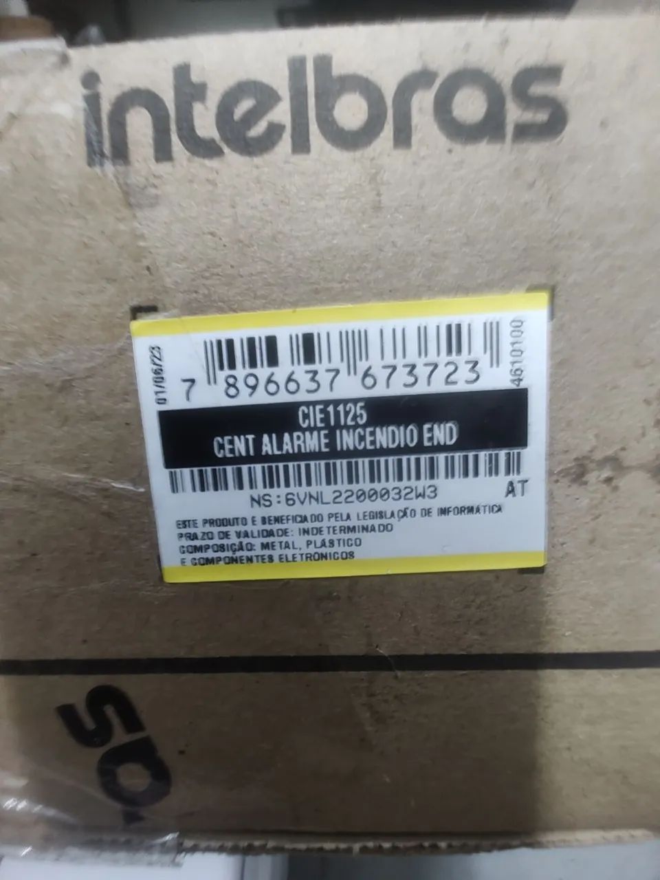 Fonte auxiliar Intelbras FBA 520 com baterias (nova) - Foto 4