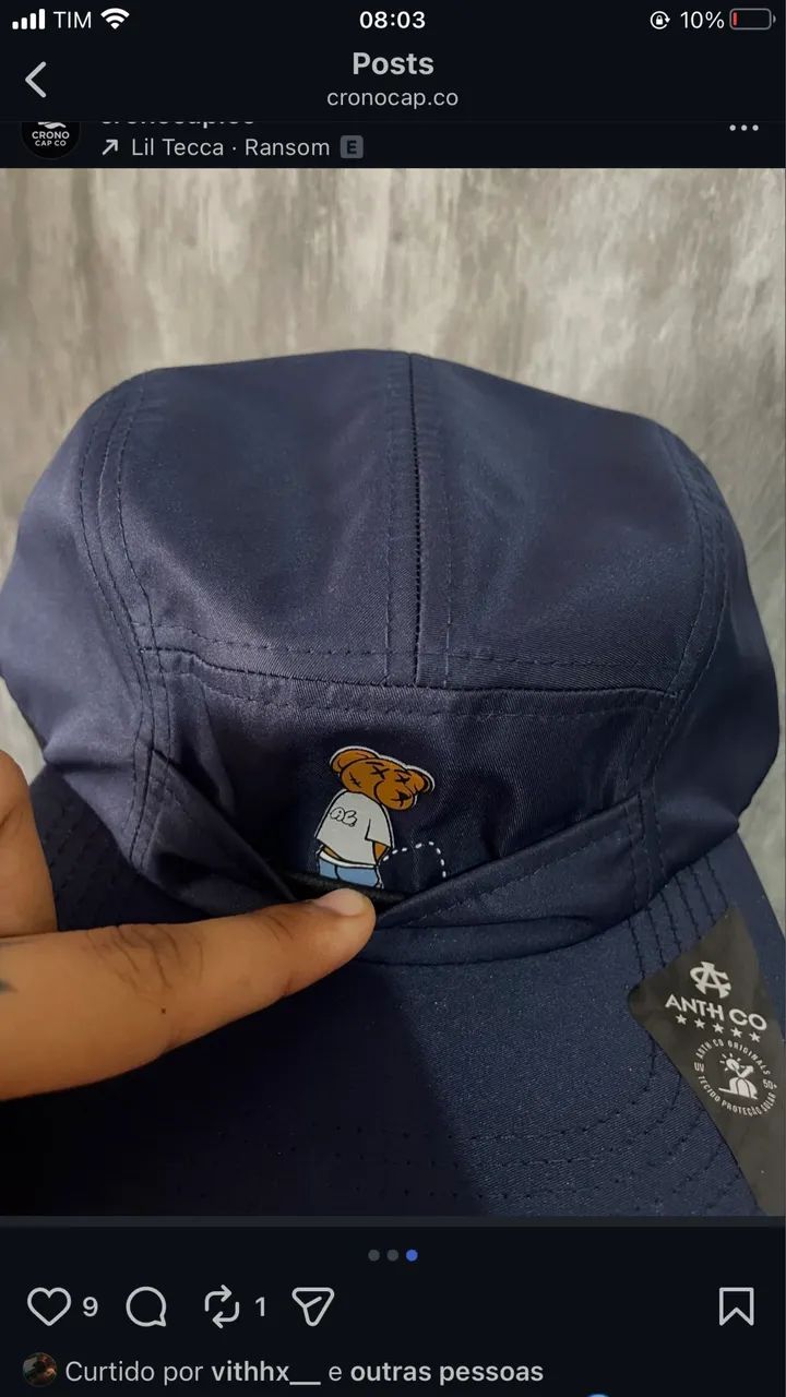Boné premium Anth Co *NOVO* - Foto 3