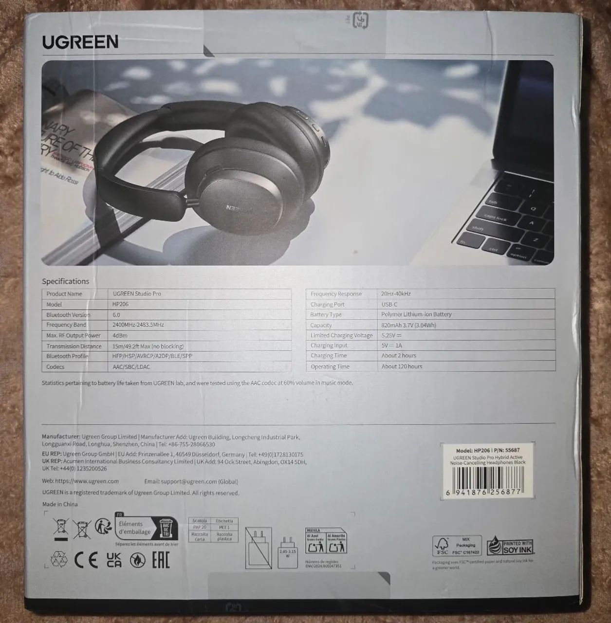 Fone de Ouvido - Ugreen - Studio Pro - Foto 2