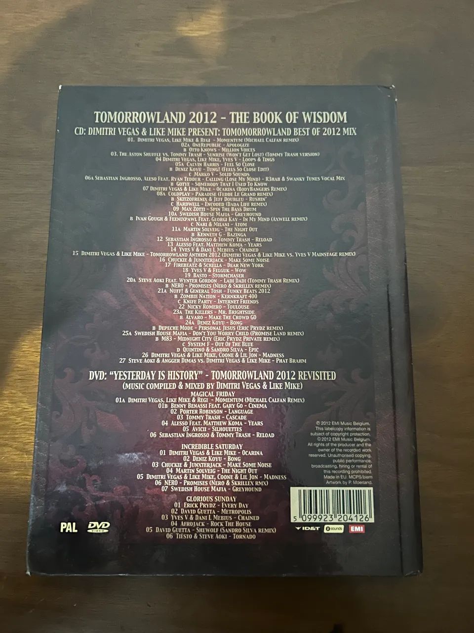 The Book of Wisdom - Tomorrowland 2012 CD/DVD - Foto 3