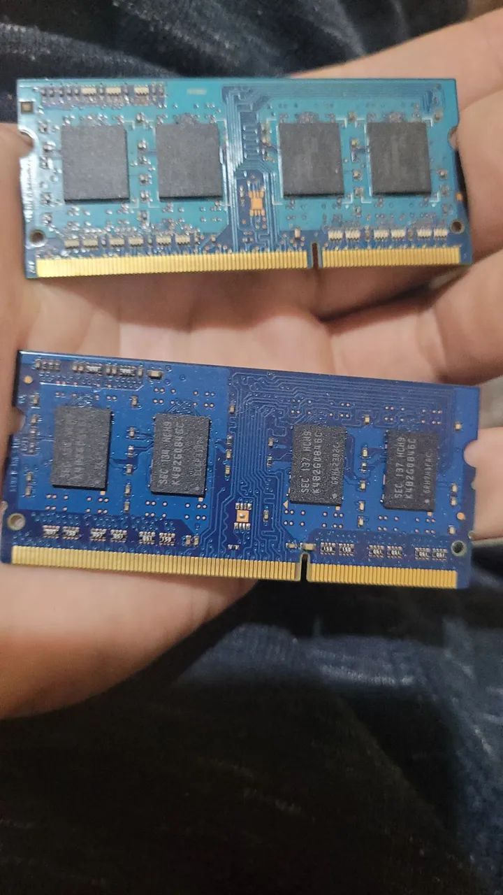 Kit 2 Memória ram 2gb DDR3L para notebook  - Foto 2