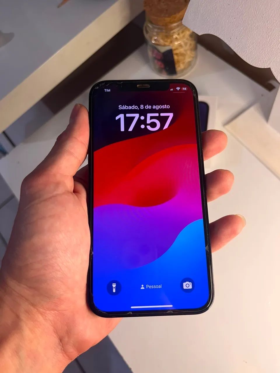 IPhone 12 64GB Preto + Caixa Original e Capa - Foto 2