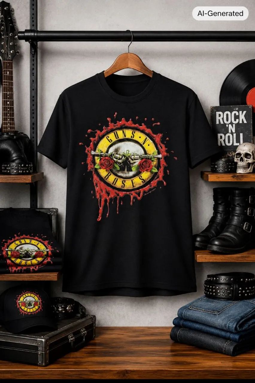 Camiseta Rock Guns n Roses 