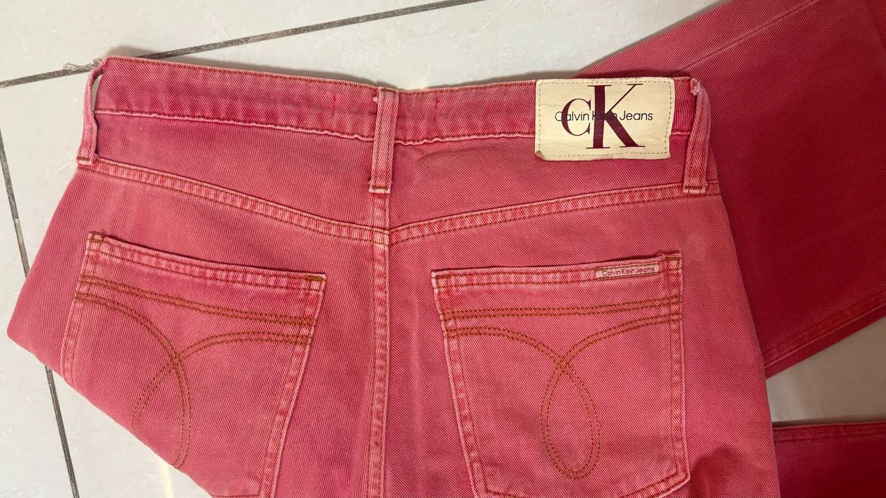 Calça wide leg Calvin Klein tam  38 - Foto 3
