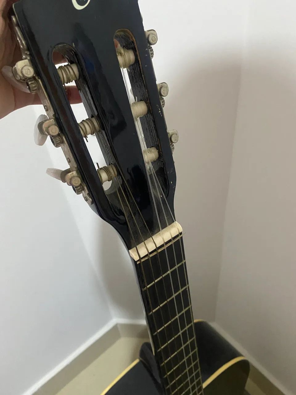 Violão Clássico Nylon Preto - Foto 3