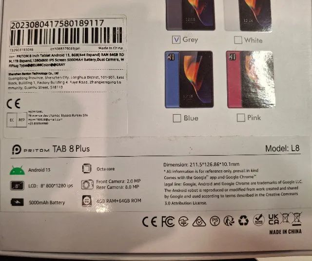 Tablet PRITOM TAB 8 - Foto 5