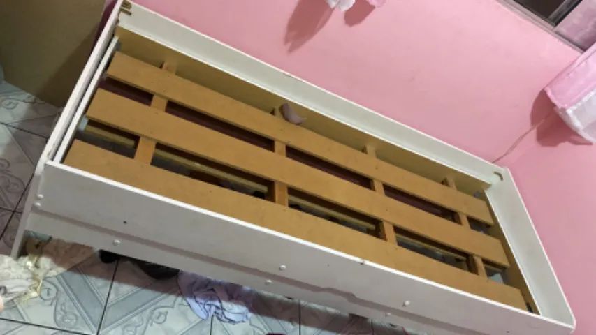 Cama de solteiro semi nova  - Foto 2