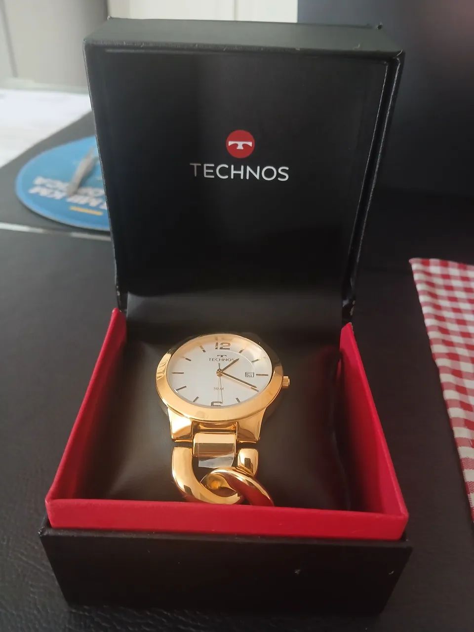 Relógio Technos banhado a ouro, nunca usado - Foto 2