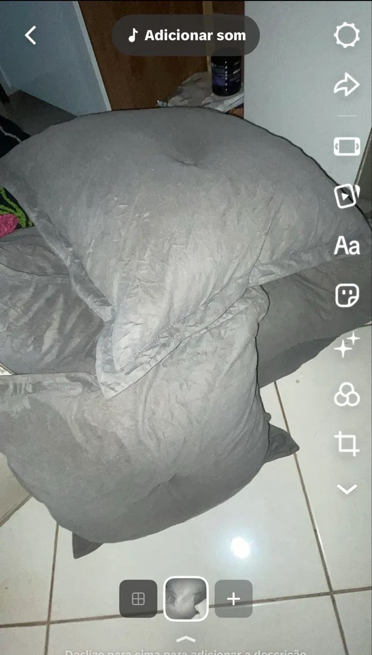 Rack com painel e sofá de canto usado  - Foto 3