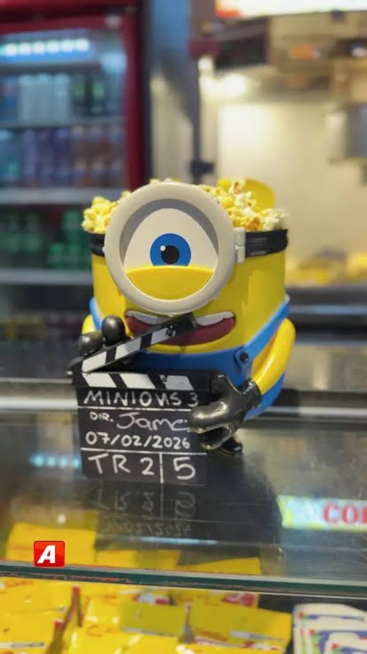 Balde de Pipoca Temático Minions e Monstros - Edição Especial Cinemark - Foto 3