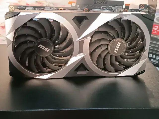 Placa de Vídeo Radeon RX 6750 XT 12GB MSI MECH 2X Na Caixa Com NF. Parcelo no Cartão. - Foto 2