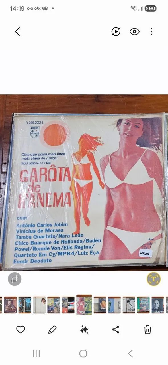LP Garota de Ipanema 