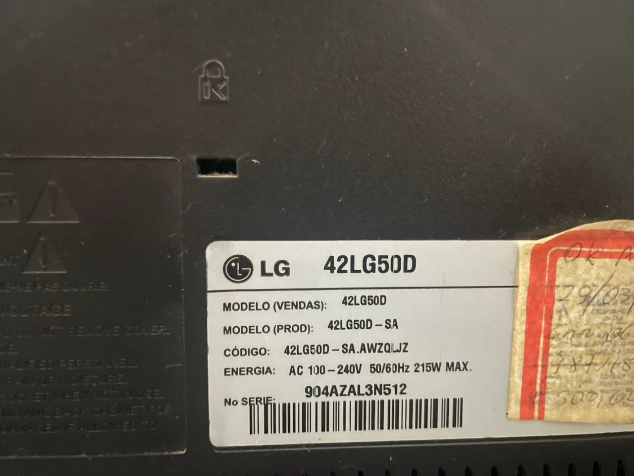 Tv LG tela não da imagem 