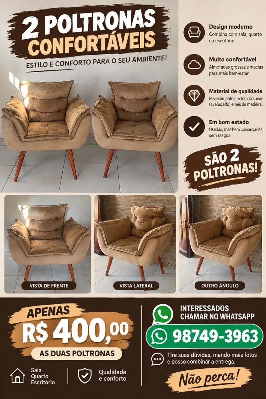 Cadeiras Confortáveis 