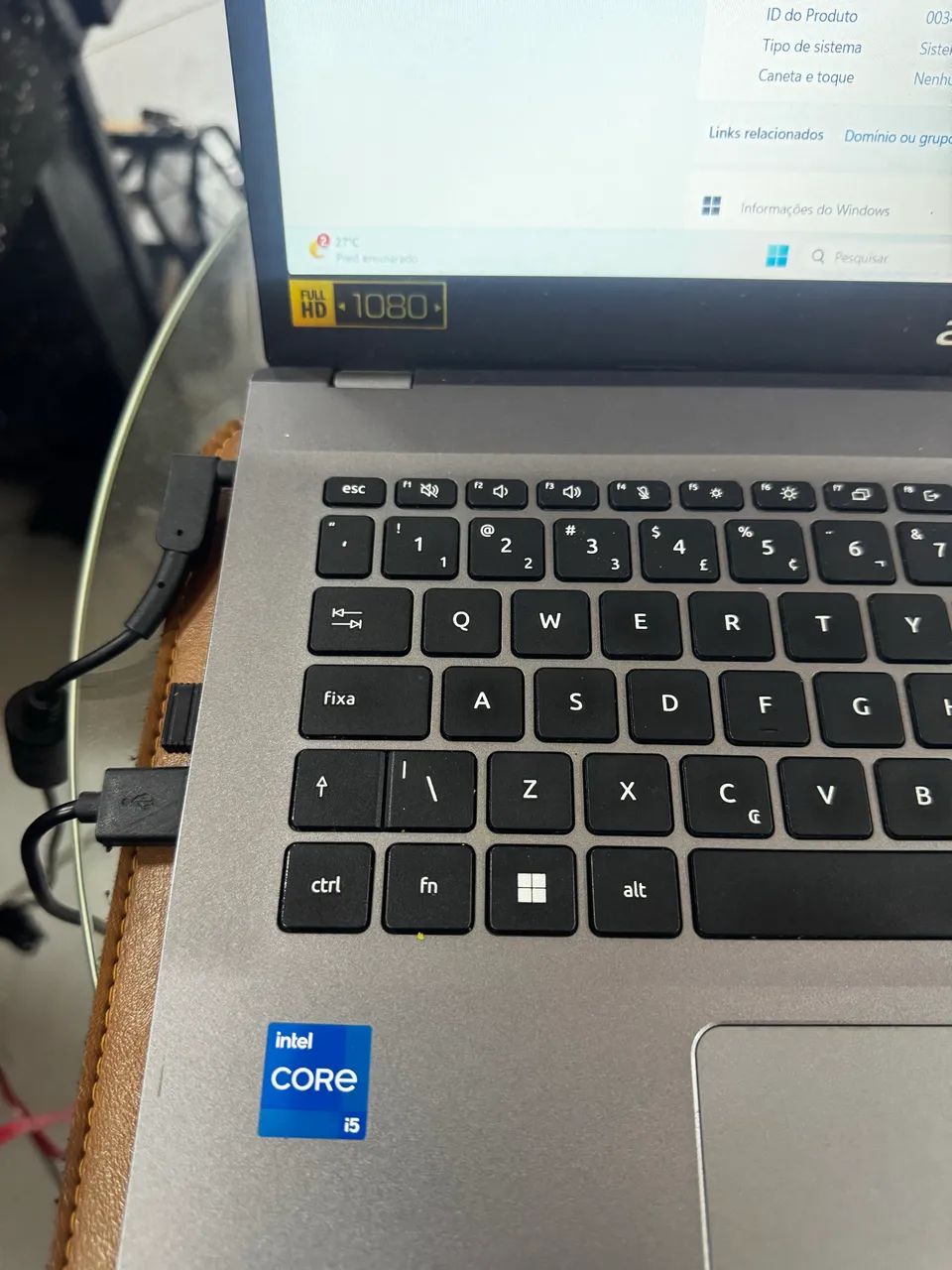 Notebook Acer Aspire 5 i5 12ª Gen | SSD 512GB | Extremamente Novo | R$ 2.800 - com Nota - Foto 5