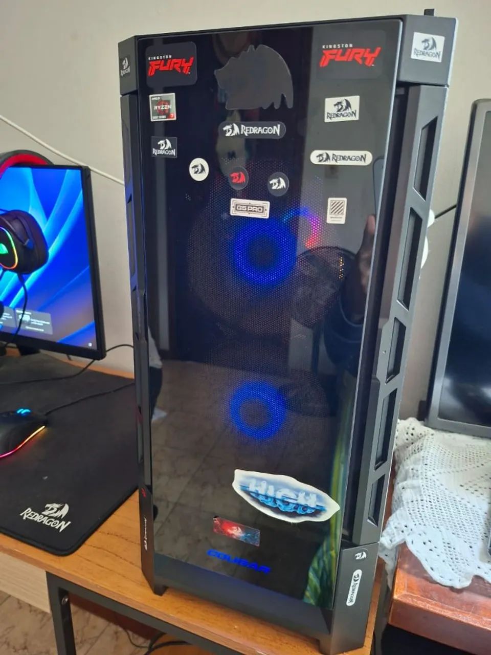 PC GAMER PREMIUM COMPLETO - RTX 4060 Ti 8GB + Ryzen 7 5700x + 32GB DDR4 + MONITOR 144Hz 