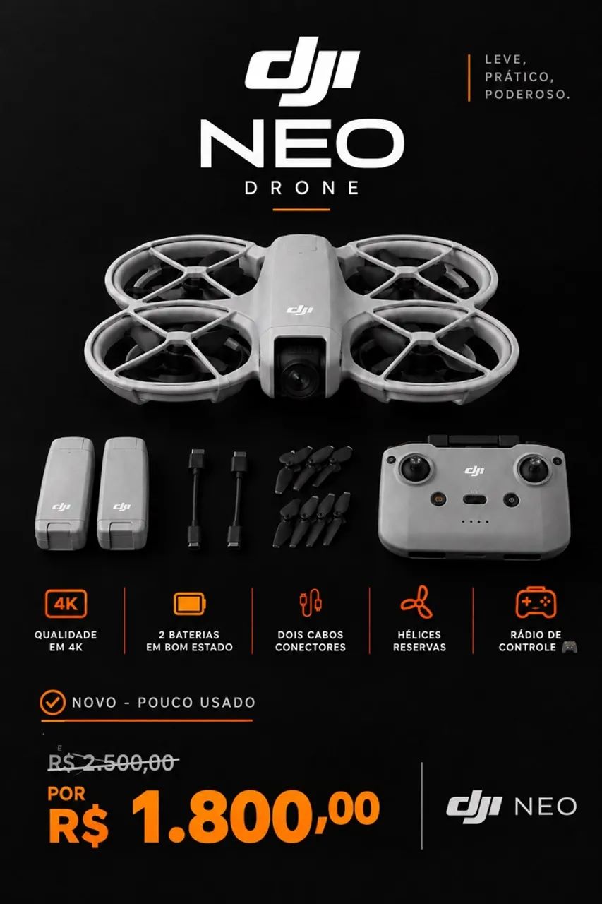DJI NEO SEMINOVO - Para vender rápido!