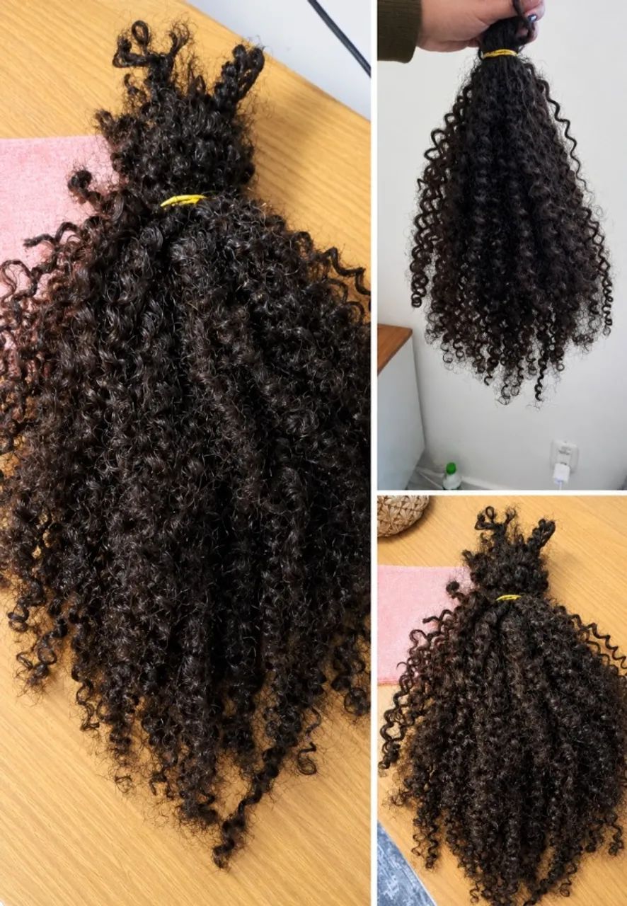 Cabelo humano cacheado afro  - Foto 2