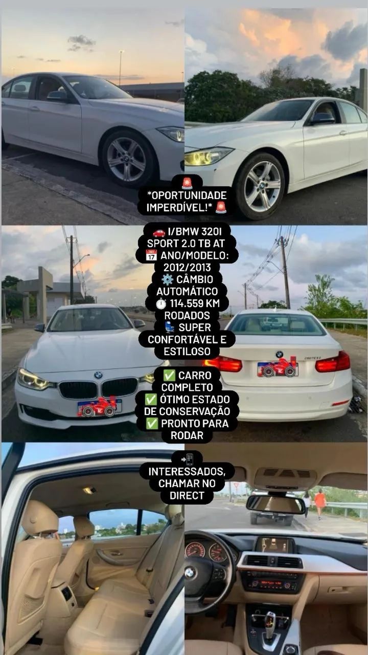 BMW 320I A 2.0 Turbo/activeflex 16V 184cv 4P 2013