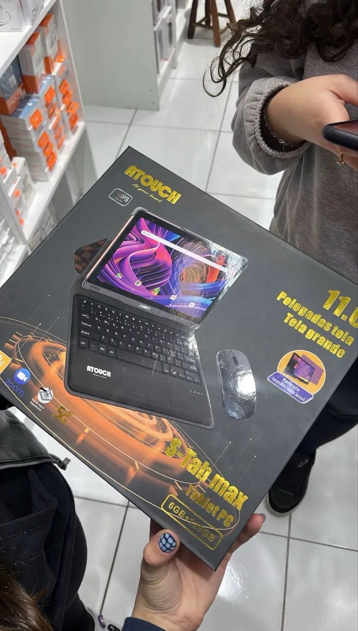 Tablet Atouch S-Tab Max 11? 6GB RAM + 256GB | Teclado, Mouse e Capa - Foto 2