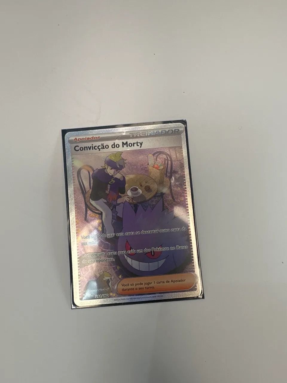 Carta Pokémon Convicção do Morty